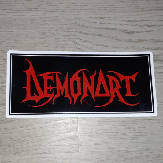 DEMON∆RT 'Red and Black' Vinyl Sticker